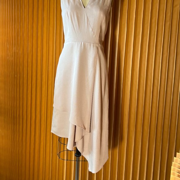 J.Crew Pale Blush Asymmetric Dress - Picture 2 of 2